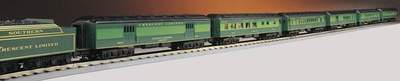 MTH RailKing O Gauge 4-6-2 PS-4 Southern Crescent Steam Loco and 6 Passenger Cars - Like New USED