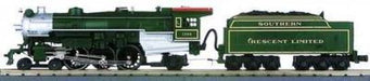 MTH RailKing O Gauge 4-6-2 PS-4 Southern Crescent Steam Loco and 6 Passenger Cars - Like New USED