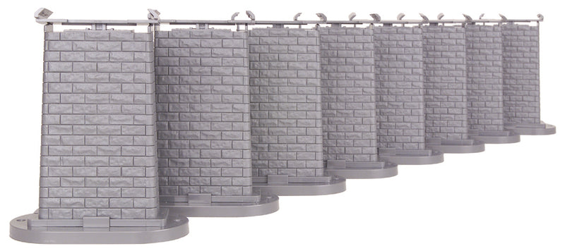 MTH RealTrax 40-1136 O Gauge 8 Piece Elevated Trestle for RealTrax