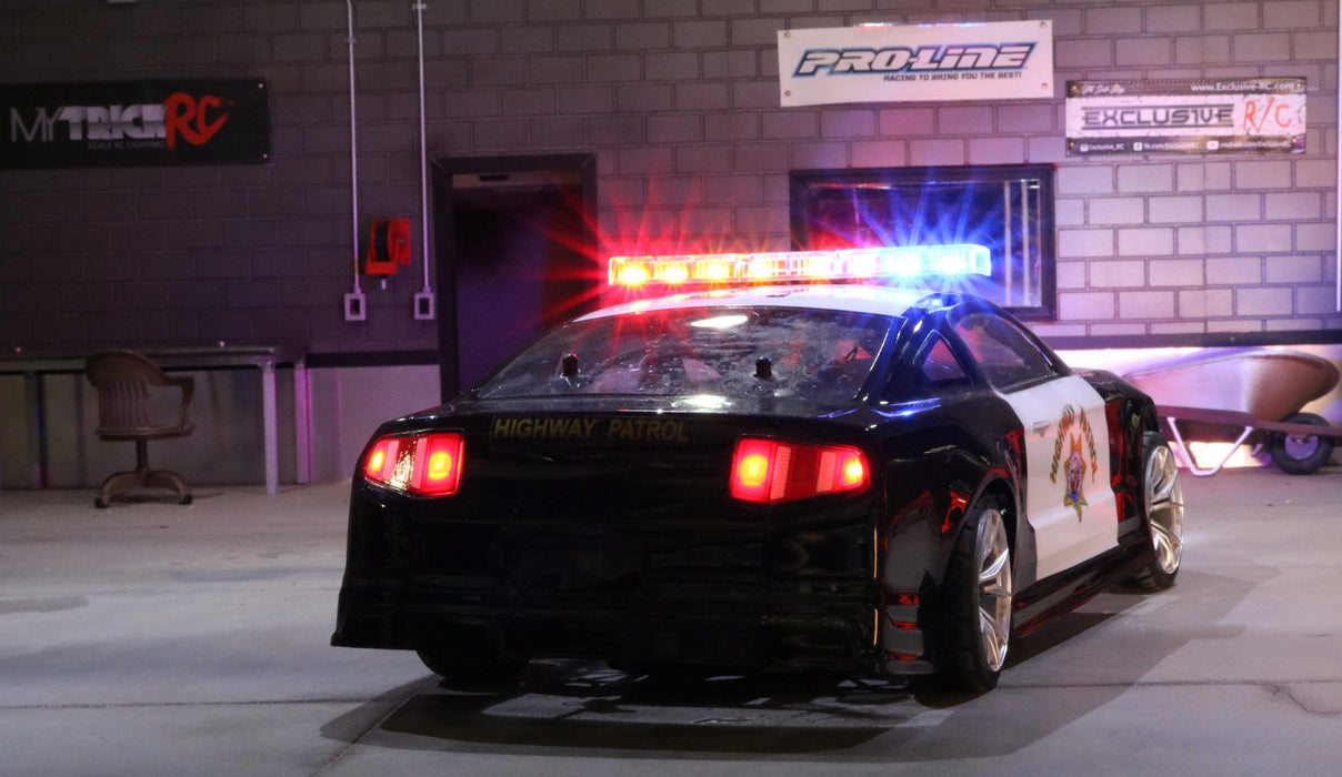 MyTrickRC Attack EM4 CHP Deluxe Light Bar Kit with Flasher and Decals