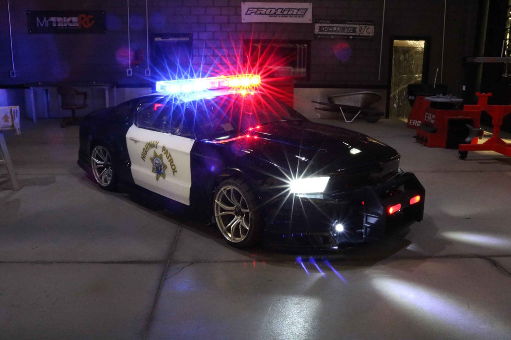 MyTrickRC Attack EM4 CHP Deluxe Light Bar Kit with Flasher and Decals