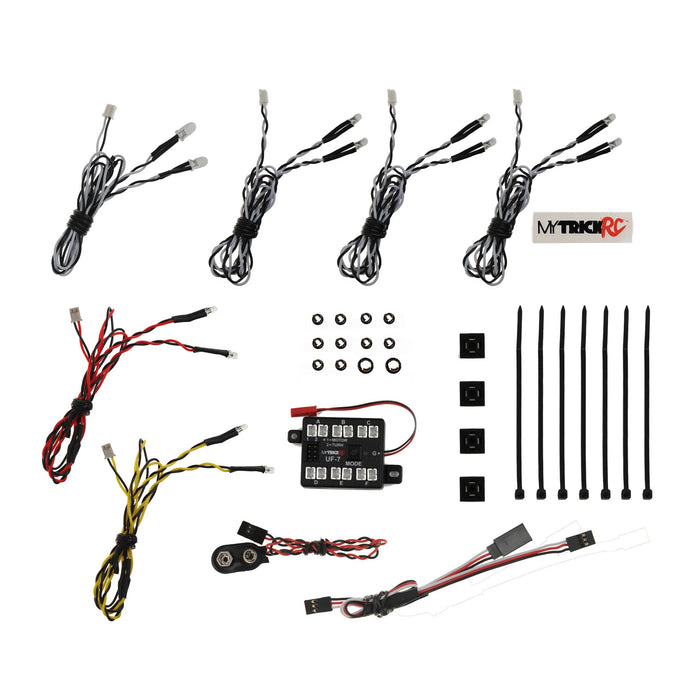 MyTrickRC Attack OR3 Rock Crawler Light Bar Kit with UF-7 Controller