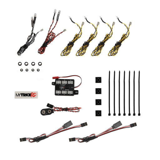 MyTrickRC CR1 Car Package 1Headlight and Tail Light LED Set with Controller