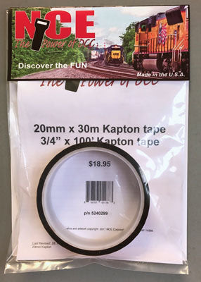 NCE 299 20mm Kapton Tape 100'