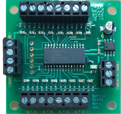 NCE 5240152 Button-Board for Switch-8 MK2 [Accessory Add On Board]