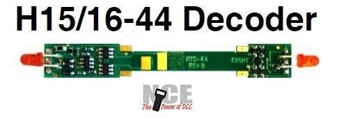 NCE 5240159 H15/16-44 for N Scale Atlas H15-44 and H16-44 [Board Replacement DCC Decoder]