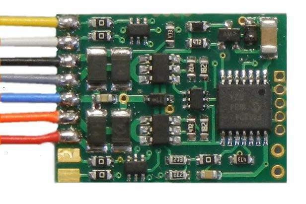 NCE 5240177 D13WP 4-Function Multi Scale 8 Pin NMRA DCC Mobile Decoder
