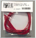 NCE 5240270 PDWR16 Red 16" 22AWG Feeder/Power Drop for DCC Power Bus Layout Wiring 16 Pack