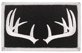 Nice Rack Patch with Loop and Hook Backing (Approximately 3"x2")