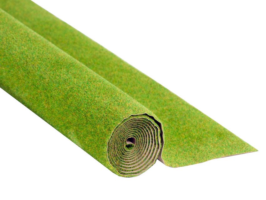 Noch 00020 Large Grass Mat Spring Meadow (Medium Green) 300x100cm