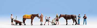 Noch 15634 HO Scale Figures Stable Workers