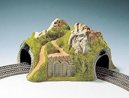 Noch 34730 N Scale Curved Tunnel for 2 Tracks