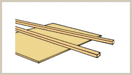 Northeastern Scale Lumber 3012 HO Scale 2x4" 11" Length 14 Pack