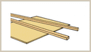 Northeastern Scale Lumber HOSCAL3030 HO Scale 4x4 11" Length 12 Pack