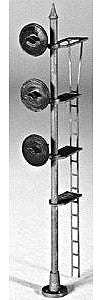 Oregon Rail Supply 130 HO Scale Triple Target Signal with Mast - Kit