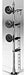 Oregon Rail Supply 130 HO Scale Triple Target Signal with Mast - Kit