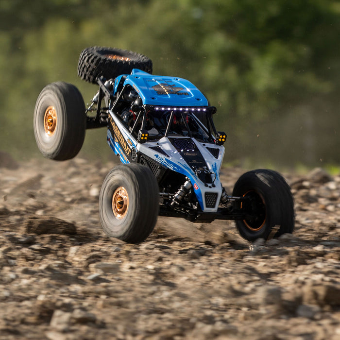 LOSI 03028T1 1/10 Blue Lasernut U4 Brushless RTR 4WD Rock Racer
