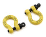 Hot Racing HRAACC808X04 Yellow Aluminum 1/10 Tow Shackles D-Rings