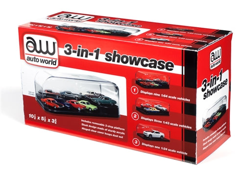 Round 2 1/24 3-n-1 Interchangeable Display Case