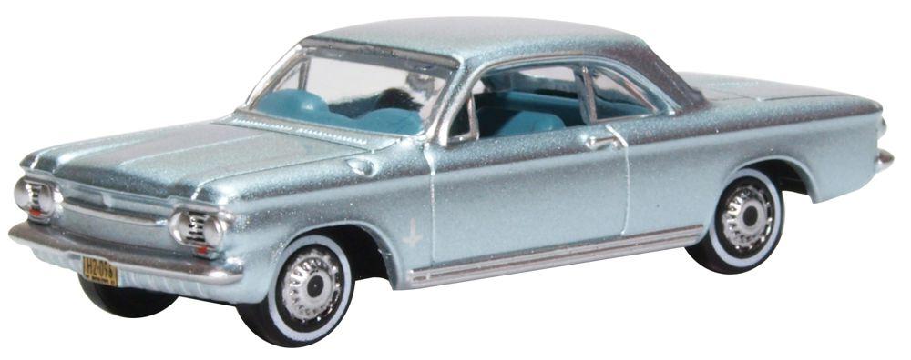 Oxford Diecast 87CH63001 HO Scale 1963-1970 Covair Satin Silver