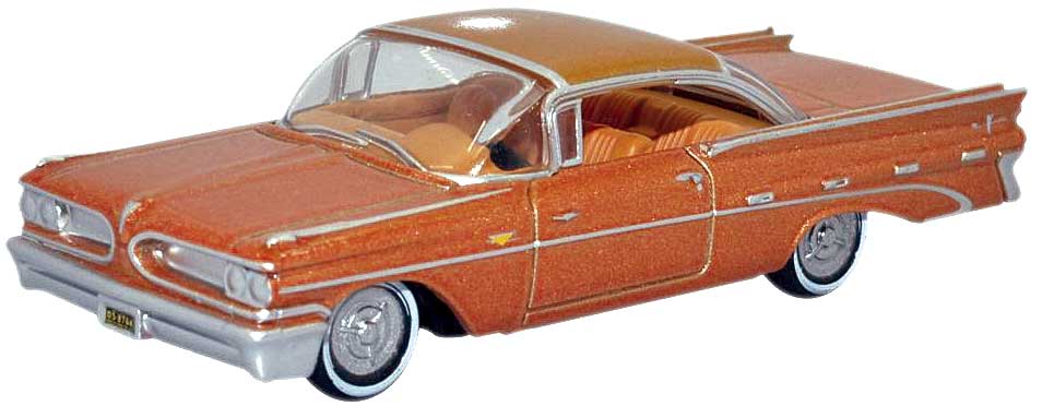 Oxford Diecast 87PB59001 HO Scale 1959 Pontiac Bonneville Copper