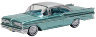 Oxford Diecast 87PB59003 HO Scale 1959 Pontiac Bonneville Seaspray Green
