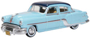 Oxford Diecast 87PC54001 HO Scale 1954-1965 Pontiac Chieftain Sedan Two-Tone Blue