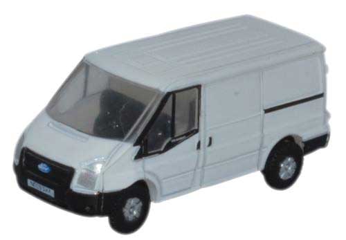 Oxford Diecast NFT001 N Scale Ford Transit Van White Ford Transit Van White