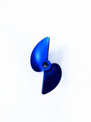 Oxidean Marine 00095 Blue CNC Aluminum Right Hand Reverse Rotation Propeller 1.9 Pitch 3/16 Bore