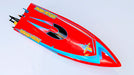 Oxidean Marine Mini-Dom Fiberglass Self Righting Mono RTR RC Boat - Red (OXIMDOMF-ARTR-R + OXM-50001