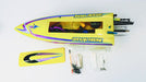 Oxidean Marine Mini-Dom Fiberglass Self Righting Mono RTR RC Boat - Yellow (OXIMDOMF-ARTR-Y + OXM-50