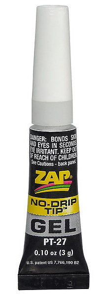 Pacer PT-27 ZAP Gel Glue, 3 g