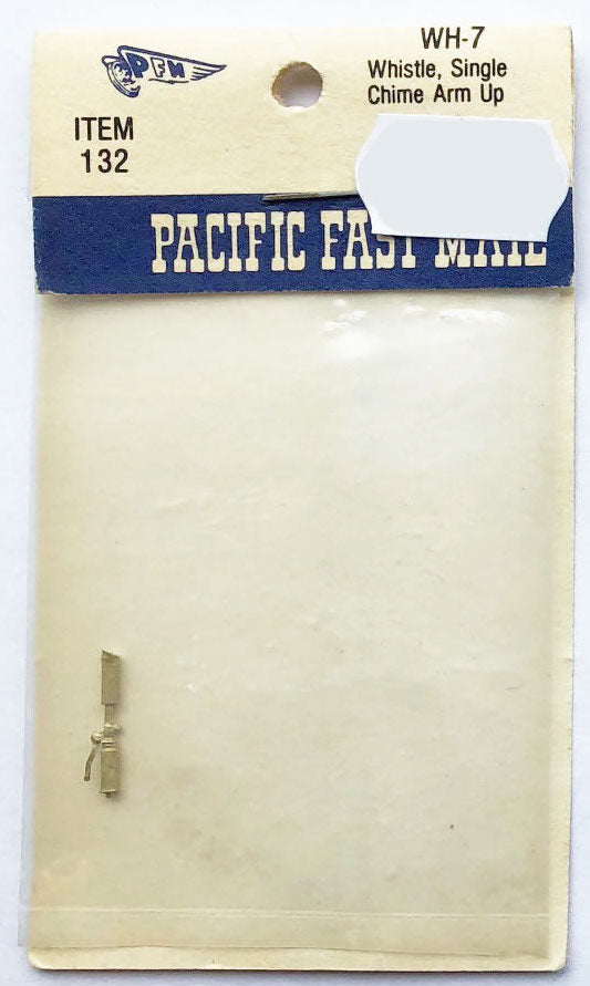 Pacific Fast Mail WH-7 HO Scale Whistle Single Chime Arm Up