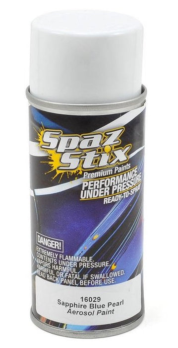 Spaz Stix 16029 Sapphire Blue Pearl Paint 3.5oz Spray