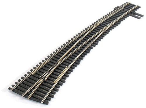Peco Streamline SL-8377 HO Scale Code 83 Insulfrog #7 Left Hand Curved Turnout