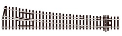 Peco SL89 HO Scale Code 100 Track Insulfrog Large Left-Hand Turnout