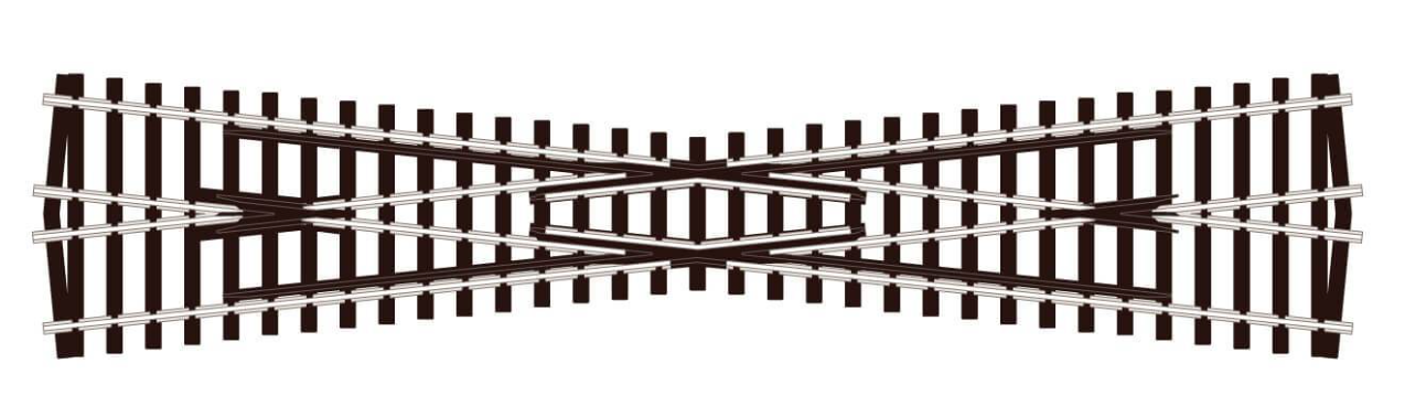 Peco Streamline SL-94 HO Scale Code 100 Track Insulfrog 12 Degree Long Crossing