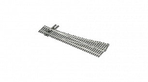 Peco SLE8352 HO Scale Code 83 Electrofrog #5 Turnout Left Hand