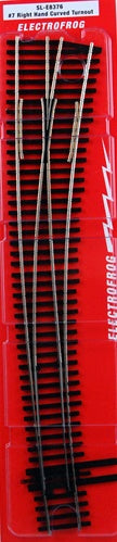 Peco SLE8376 HO Scale Code 83 Electrofrog #7 Turnout Right Hand