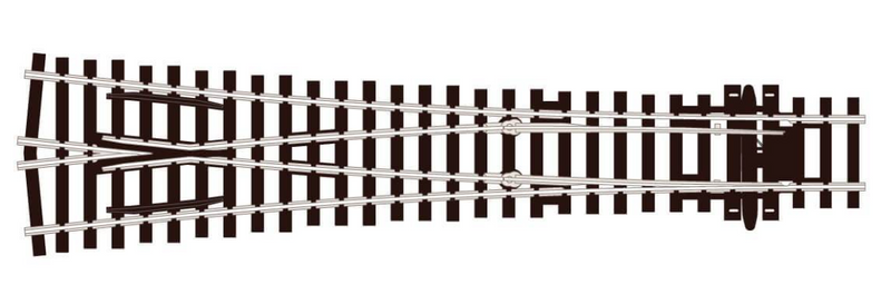 Peco SLE98 HO Code 100 Track Electrofrog Large Wye