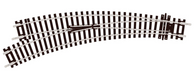 Peco ST245 HO Scale Code 100 Track Setrack Curved Insulfrog Double Radius Left-Hand Turnout