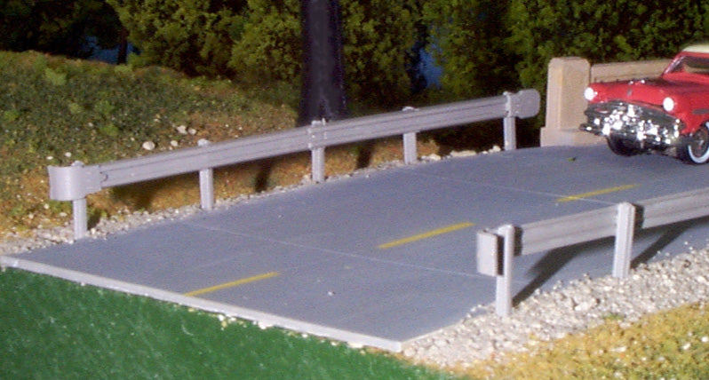 Pikestuff 541-12 HO Scale Highway Guardrails Kit 3-Pack