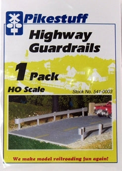 Pikestuff 541-3 HO scale Highway Guardrails