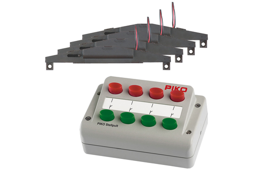 PIKO 55392 HO Scale Switch Powering Set for 4 Switches  - NOS