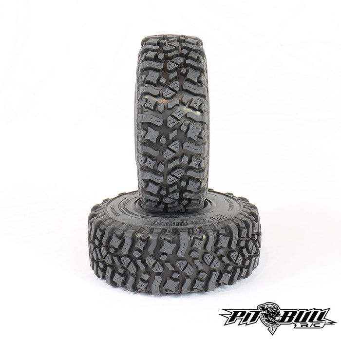 Pit Bull Tires 9025AK 1.7" Rocker Super Scale Tire Alien Kompound w/ Foam 1 Pair