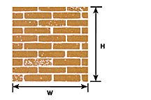 Plastruct 91881 1/12 Scale Brick Sheets 2 Pack
