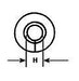 Plastruct 95174 F-4 Flanges for 1/8" Tubing  (5 Pack)