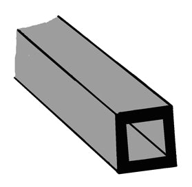 Plastruct Model Parts 90203 ST-8 Square Tubing, 1/4" (5 Pack)
