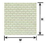Plastruct Model Parts 91620 HO Scale Cement Blocks (2 Pack)