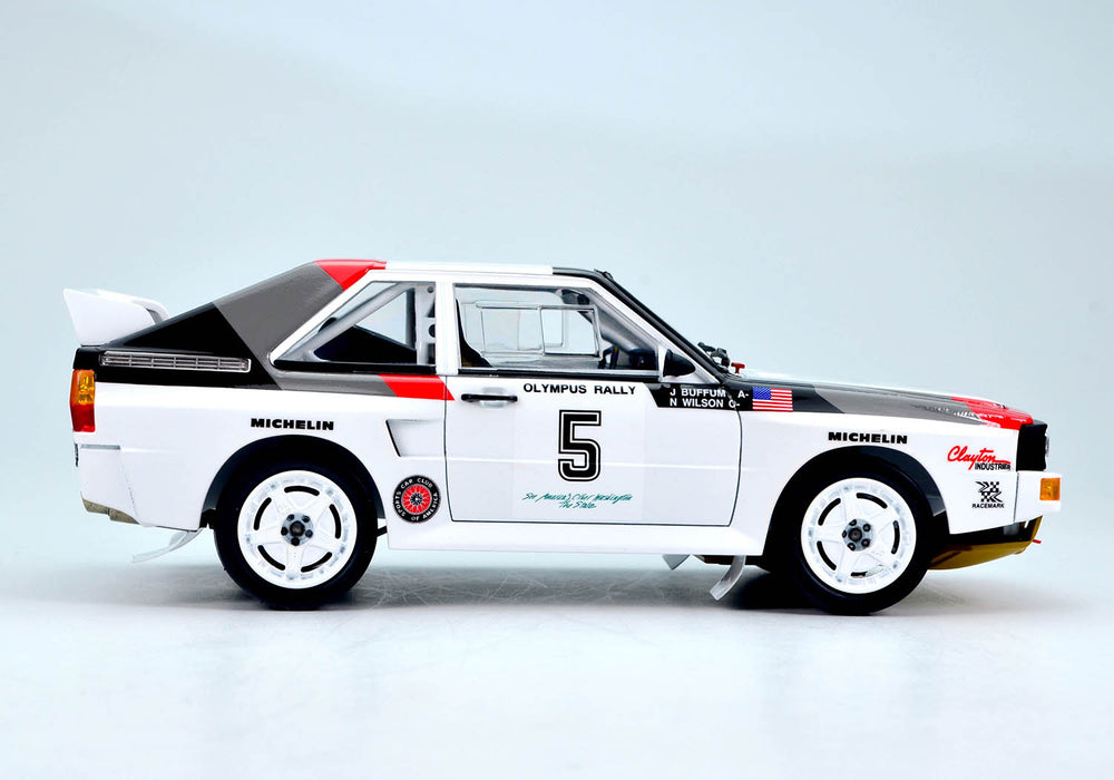 Platz Models 24023 1/24 Audi Sport Quattro S1 1986 US Olympus Rally Race Car Kit